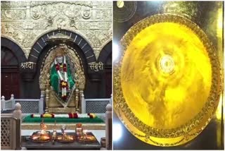 Golden coating Kalasham of Shirdi Saibaba Temple