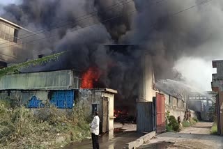 fire in sonipat factory