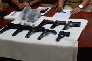 arms cache in Palamu