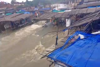water level increased of Bhairavi river