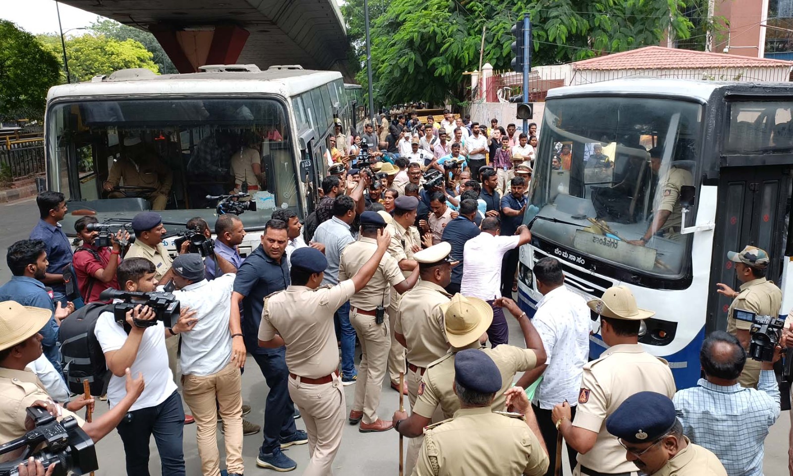 Protests in Karnataka