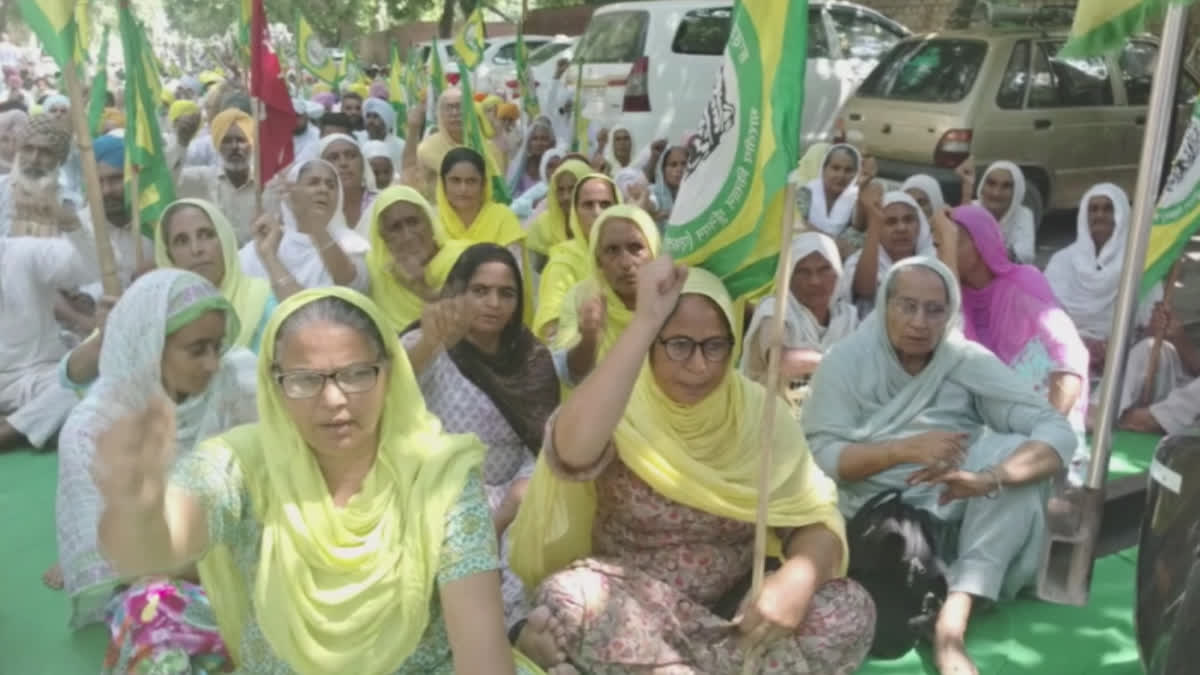 FARMERS PROTEST IN BATHINDA