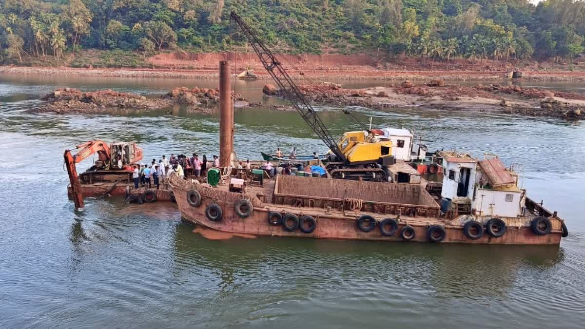 RESCUE OPERATION IN SHIRUR  ഷിരൂർ മണ്ണിടിച്ചിൽ  ഷിരൂരിൽ തെരച്ചിൽ  അർജുൻ ഷിരൂർ