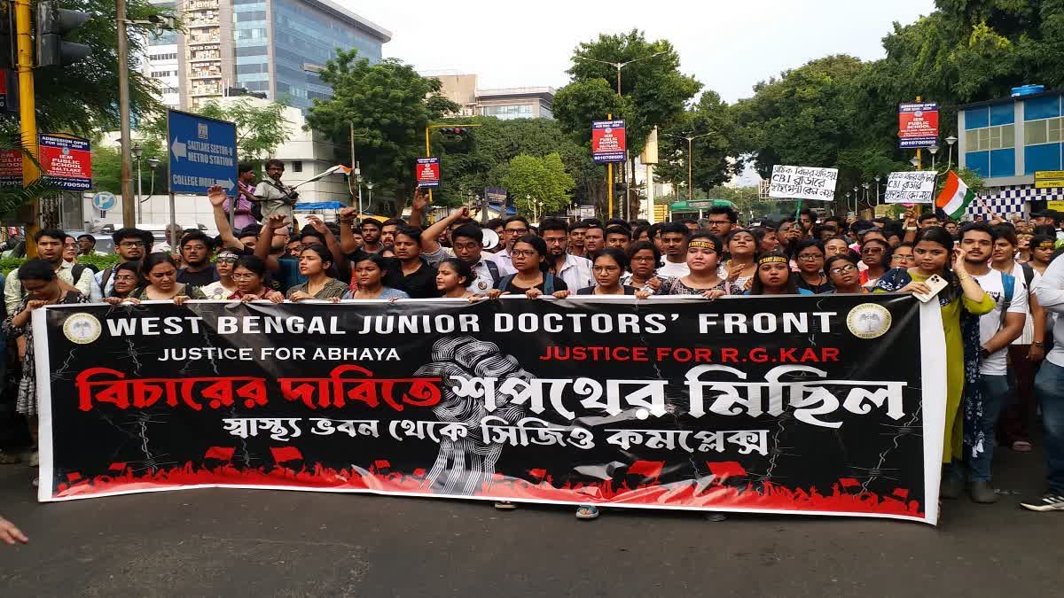 Kolkata doctors protest