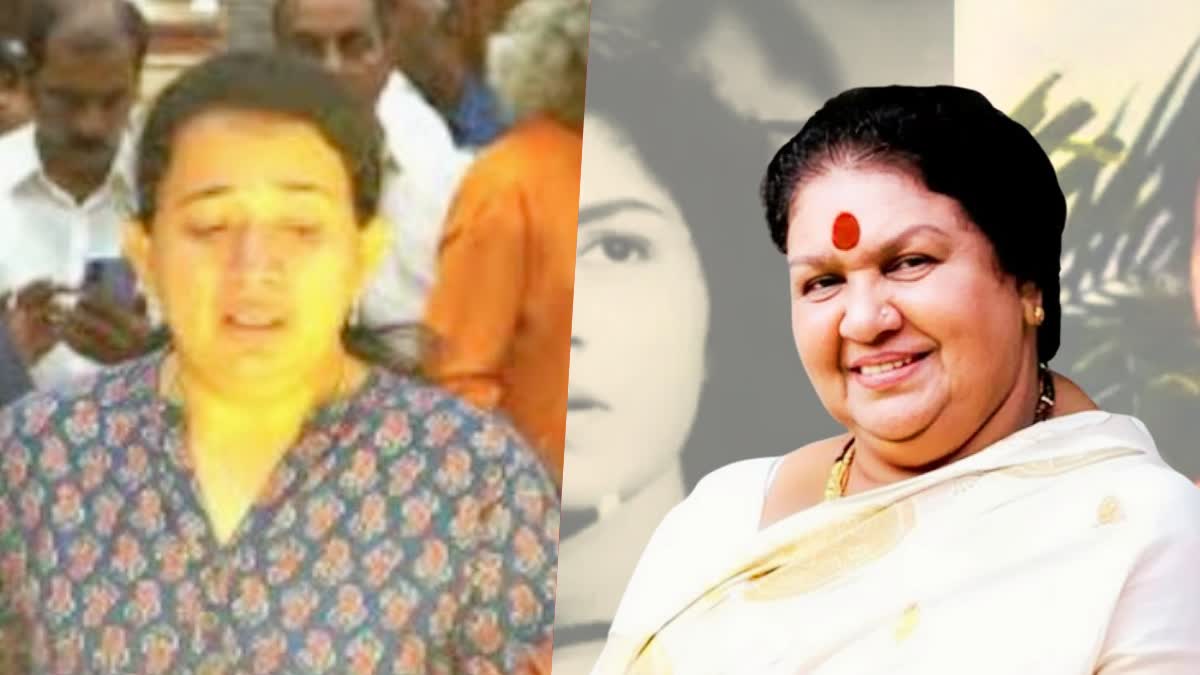 KAVIYOOR PONNAMMA DAUGHTER  KAVIYOOR PONNAMMA  കവിയൂര്‍ പൊന്നമ്മ  കവിയൂര്‍ പൊന്നമ്മയുടെ മകള്‍ ബിന്ദു