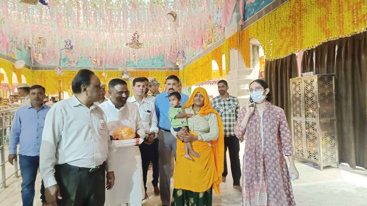 Rescued Kid Neeru At Balaji Temple