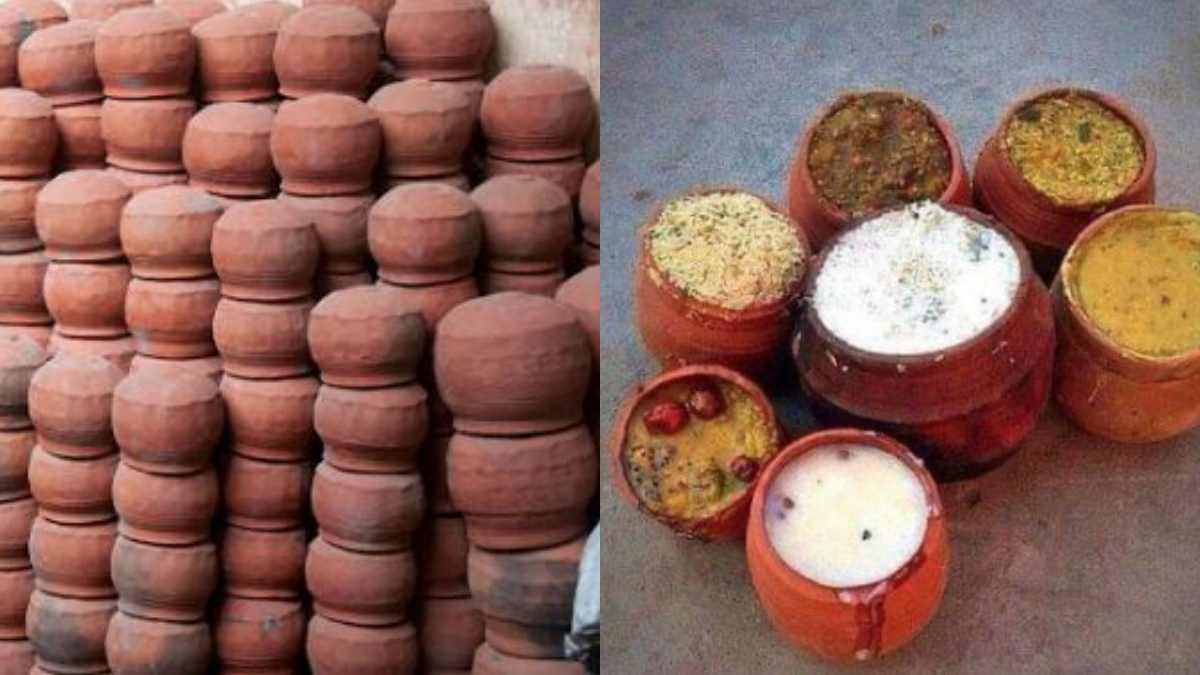 Preparation of Puri Jagannath Mahaprasad in iron kadhai  Due to Shortage of earthen pots