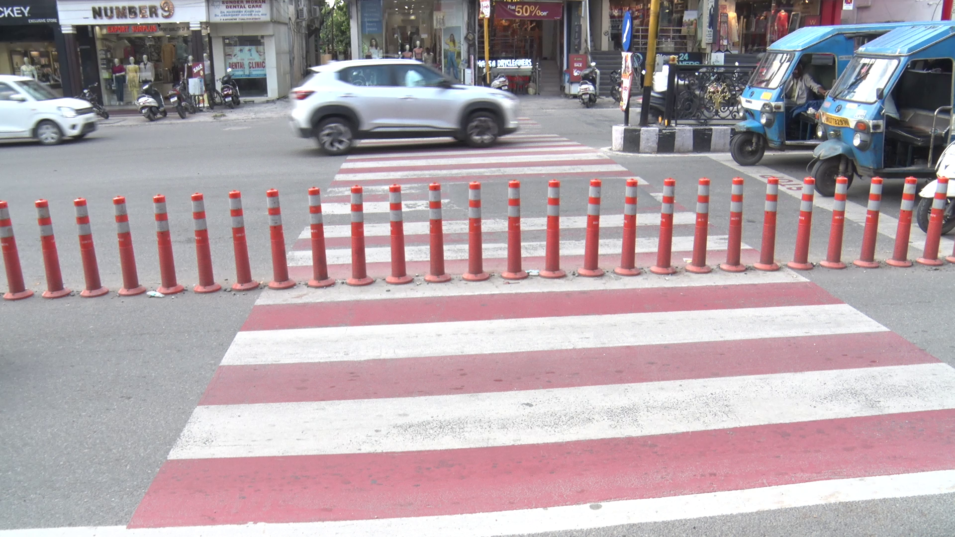 Zebra crossing in Dehradun