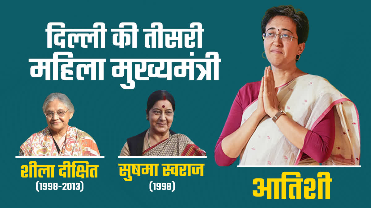 Atishi takes oath as delhi cm