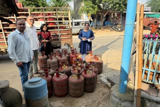 LOGISTICS DEPARTMENT TOOK ACTION,  47 DOMESTIC GAS CYLINDERS SEIZED