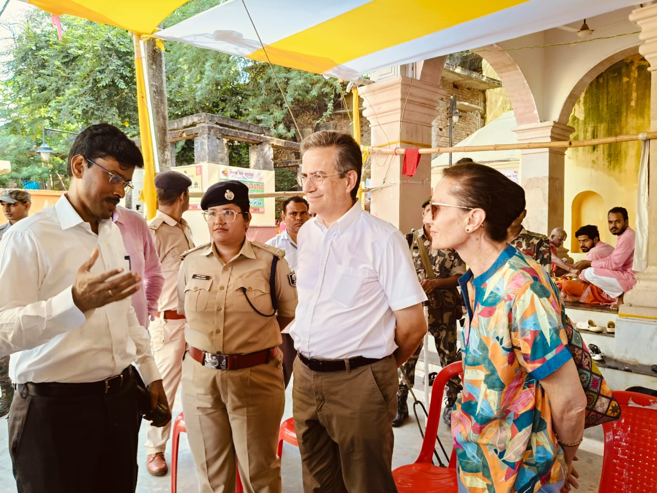 French Ambassador Bihar visit