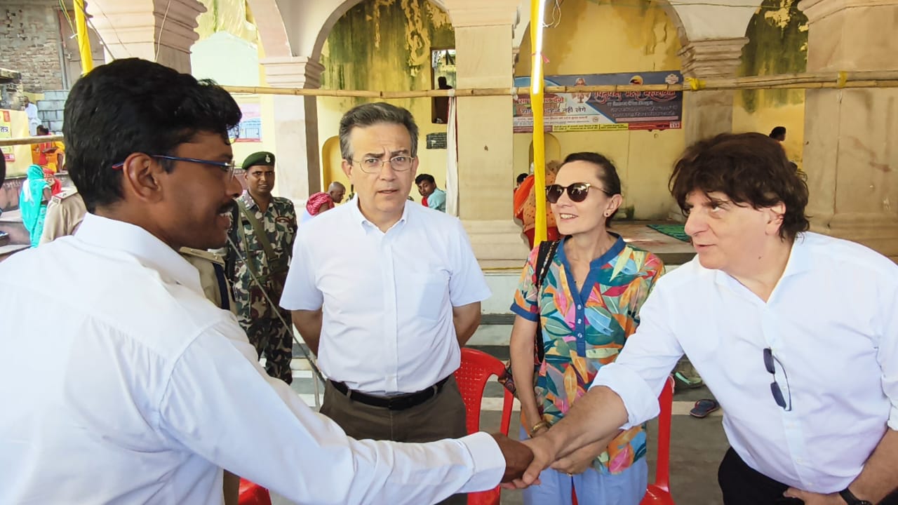 French Ambassador Bihar visit