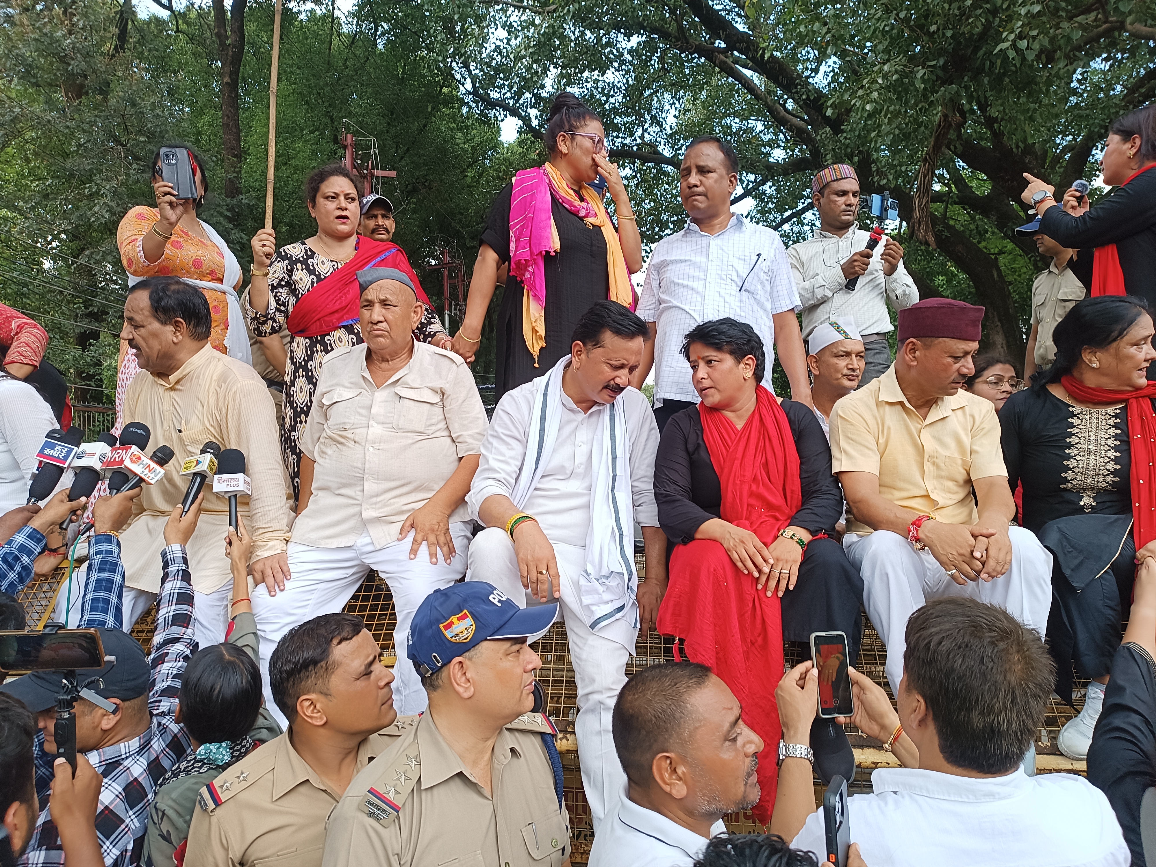 Congress protest Dehradun