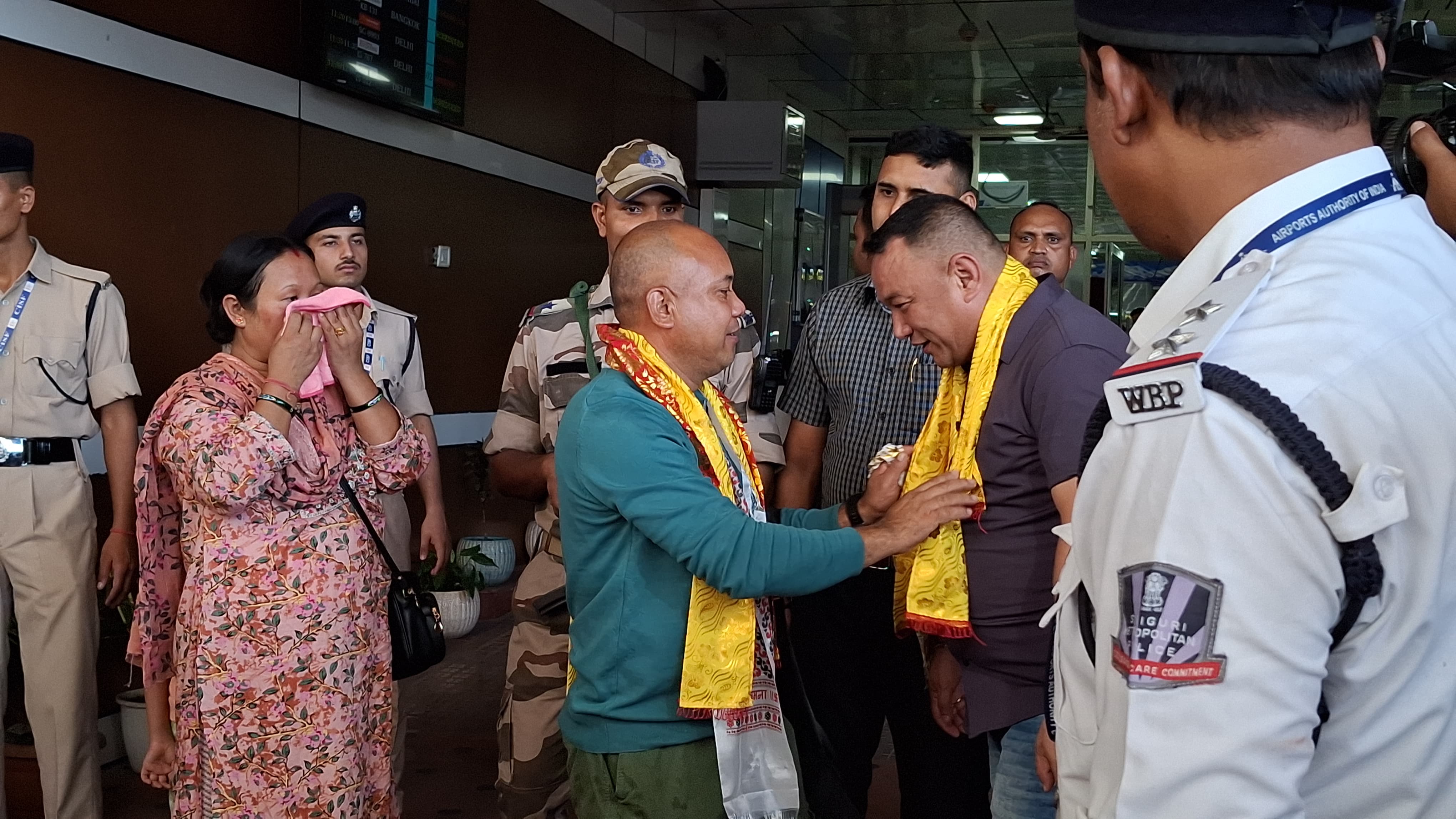 Urgen Tamang Returns Home from Russia