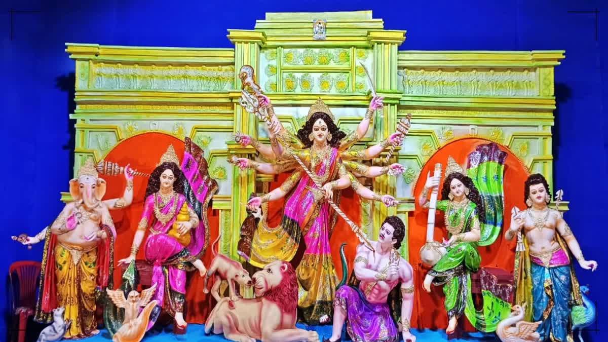 History of durga puja in india According to mythological narrative