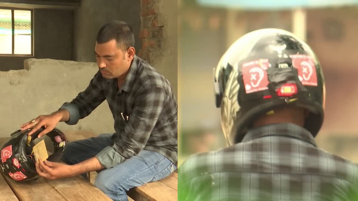 Rajali Pasha develops helmet for `disabled persons