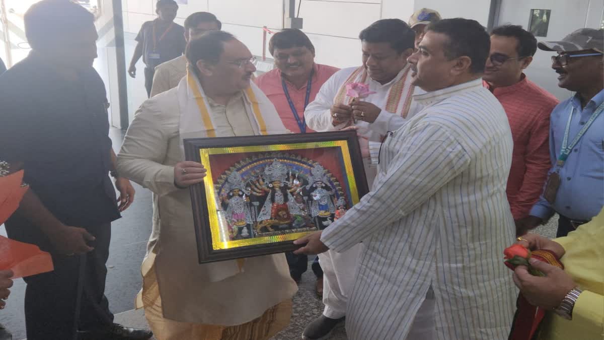 J P Nadda in Bengal to participate in Durga Puja festivities