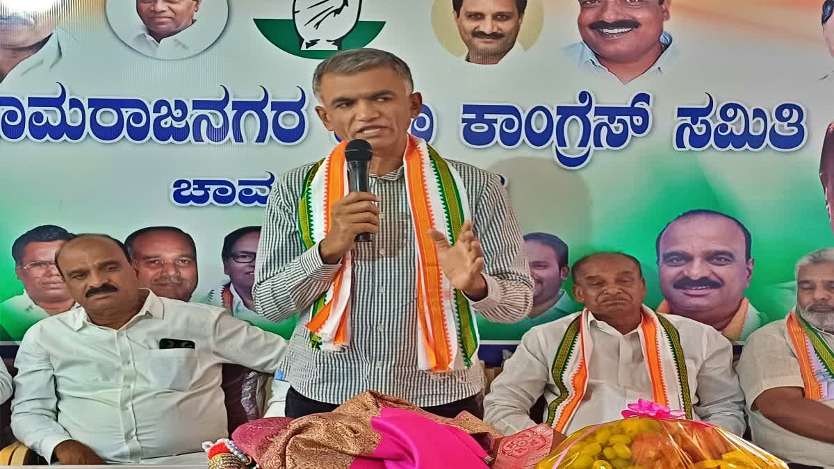 Revenue Minister Krishna Byre Gowda spoke at the event.