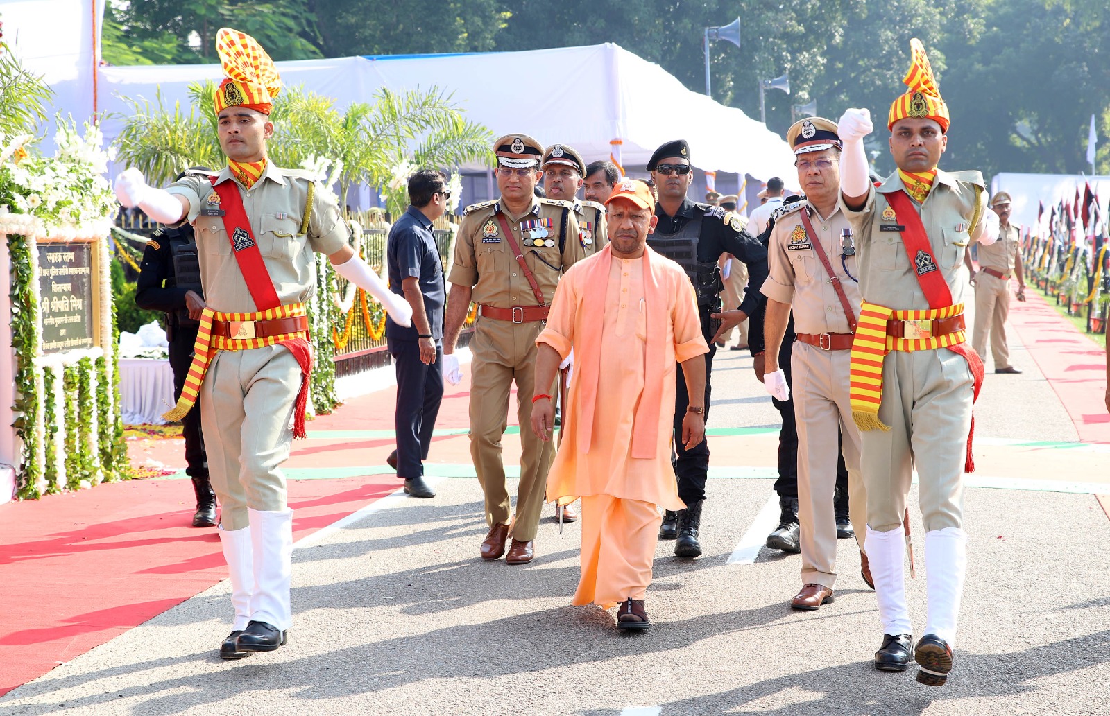 पुलिस लाइन में शनिवार को पुलिस स्मृति दिवस मनाया गया