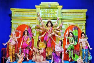 History of durga puja in india According to mythological narrative