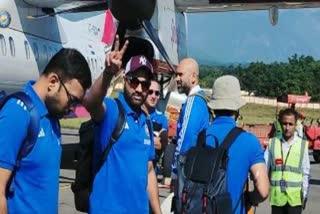Team India Arrives In Dharamshala
