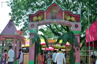 durga puja celebration in Udalguri  tangla