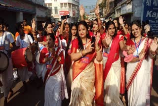 The pandal opened in the sub-capital of Jharkhand