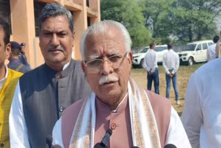 CM Manohar Lal in Nuh