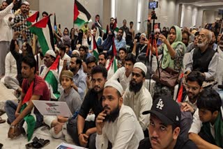 Protest in Mumbai for Palestine