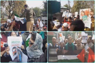mehbooba-mufti-leads-pdp-protest-against-israels-offensive-in-gaza-in-srinagar