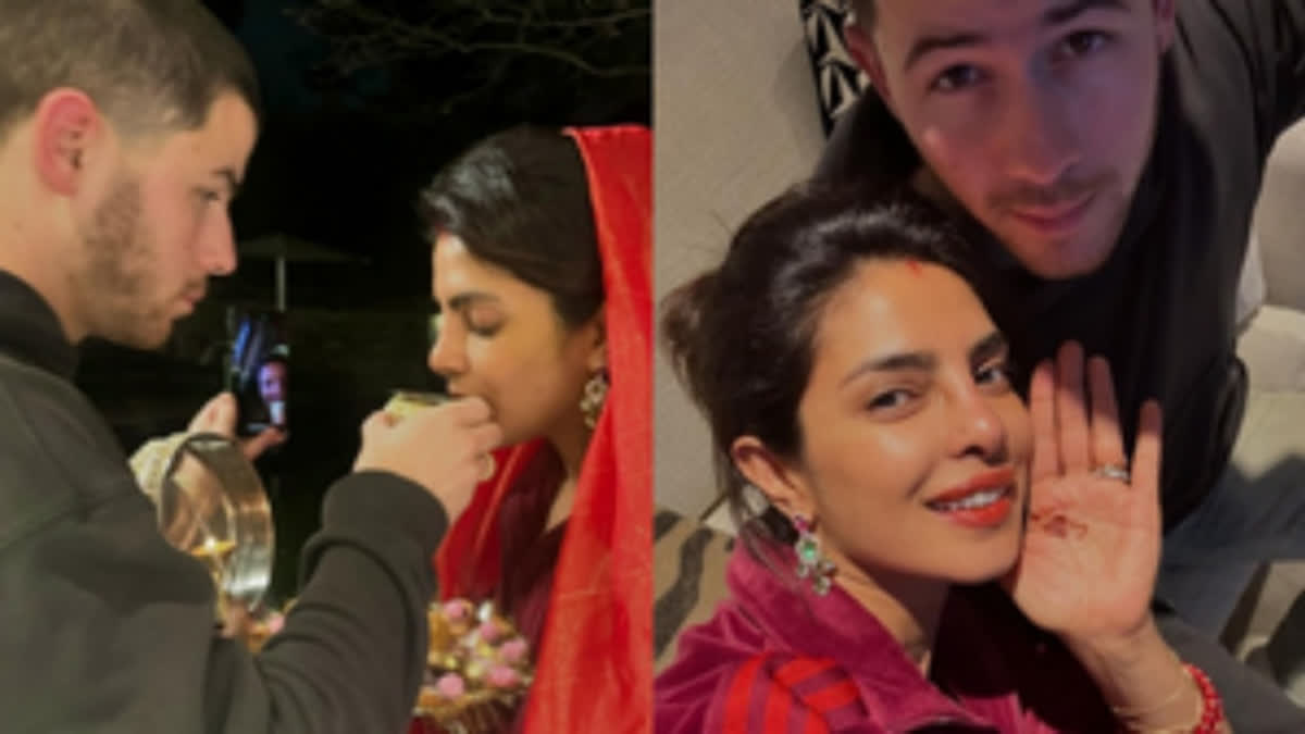 Priyanka Chopra celebrated Karwa Chauth with her husband Nick Jonas