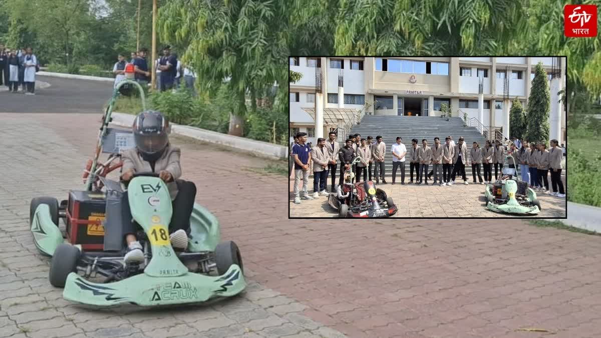 Go Kart manufactured by Amravati students, participated in Racing National Championship and won eight prizes