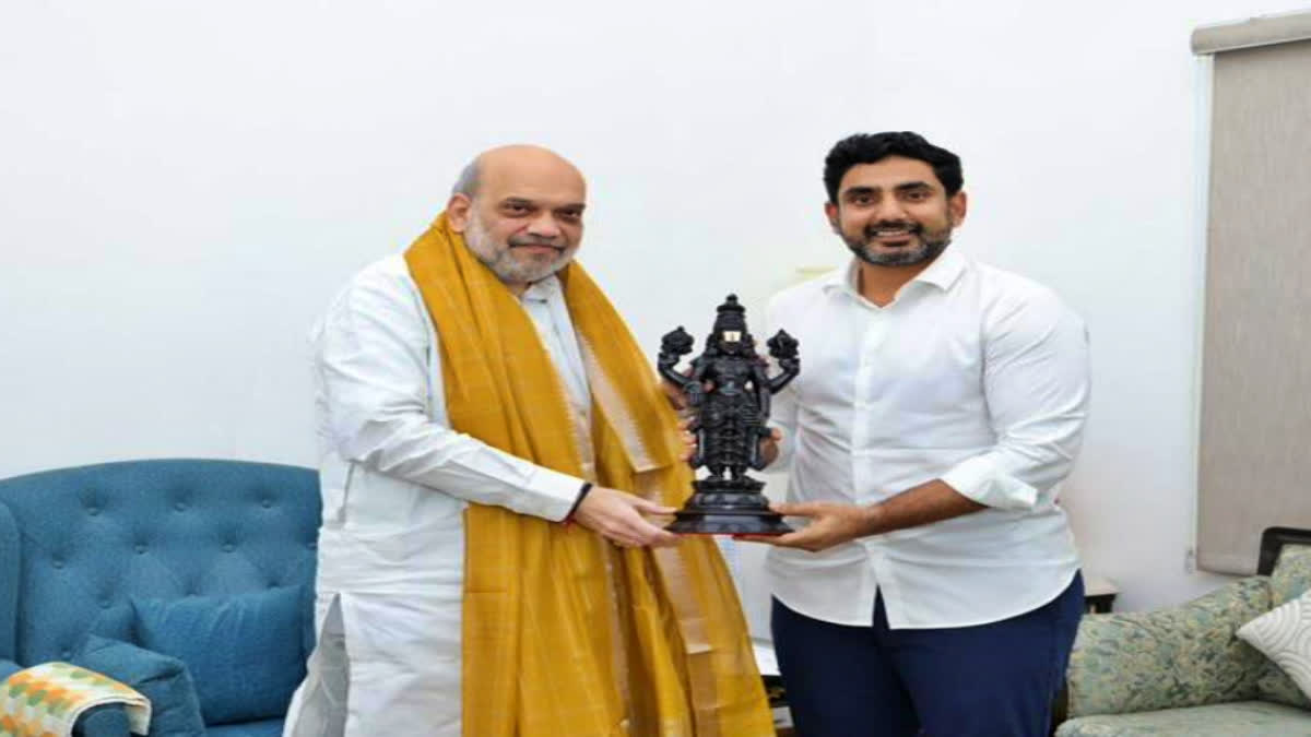 minister_nara_lokesh_meeting_with_union_home_minister_amit_shah