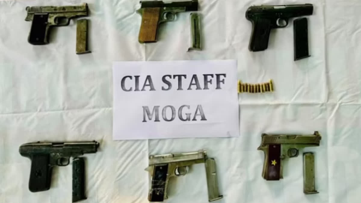 Moga police nabbed Lawrence and Lucky Patial gang members, illegal weapons were also recovered