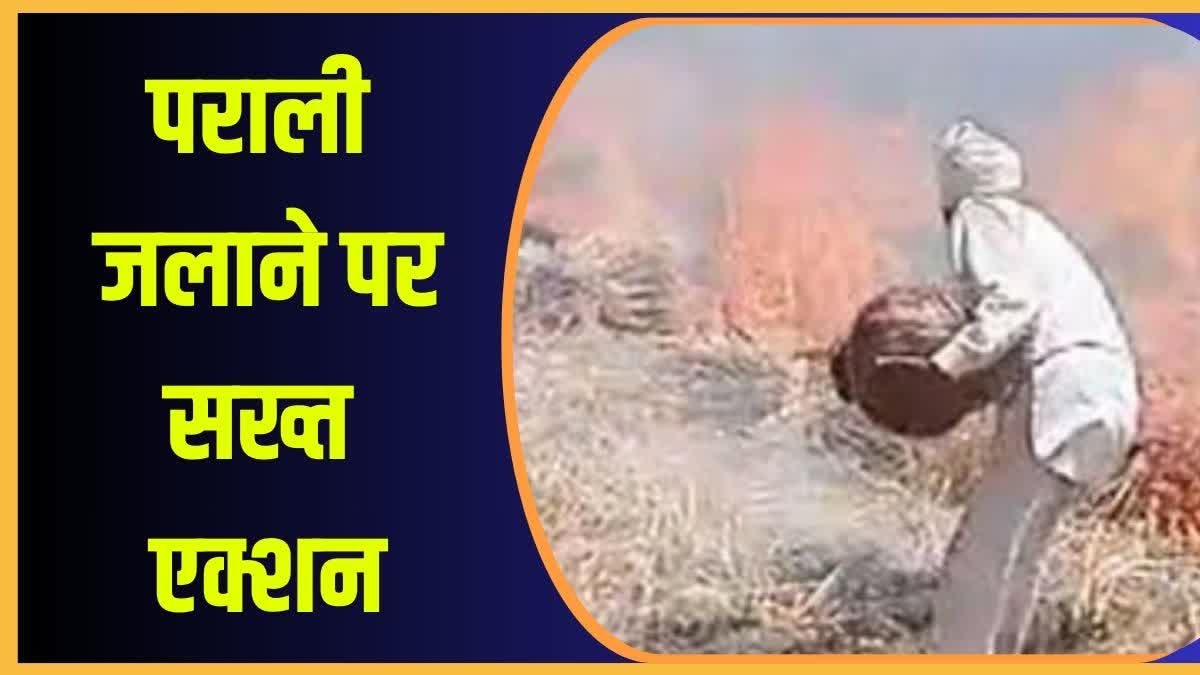 FARMERS ARREST FOR BURNING STUBBLE