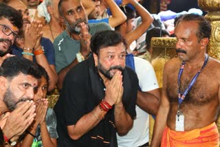 ACTOR JAYARAM  SABARIMALA NEWS  ശബരിമല വാർത്തകൾ  നടൻ ജയറാം ശബരിമലയിൽ ദർശനം നടത്തി