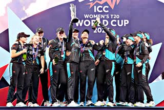 NEW ZEALAND CELEBRATE THEIR T20 WC VICTORY