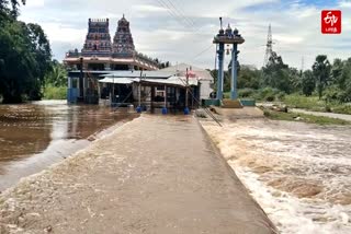 வெள்ளம் சூழ்ந்த ஆஞ்சநேயர் கோயில்