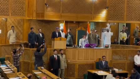 Omar Abdullah Takes Oath As MLA In on the first day of J&K Legislative assembly on Monday, October 21, 2024