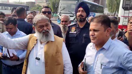 Minister anil vij on Action mode