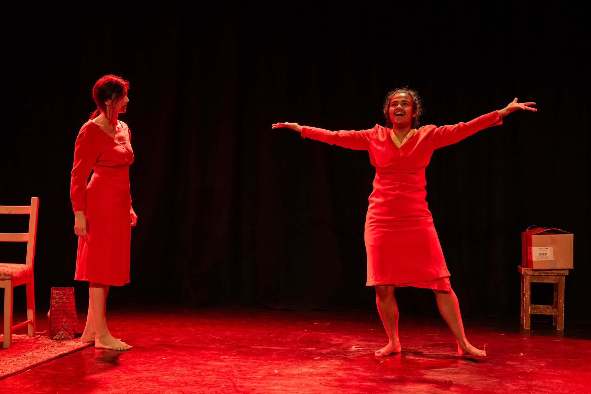 Barkha and Federica are ready to perform their new play Unsewn around the world