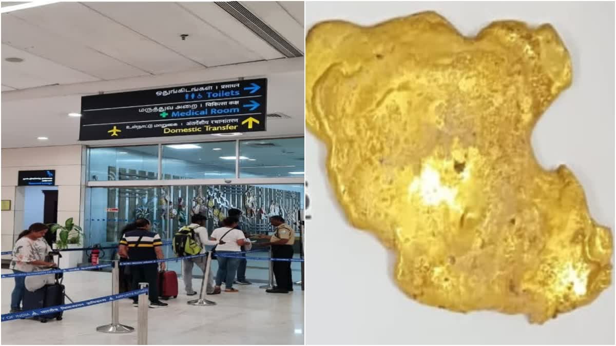 Gold Paste Seized in chennai airport