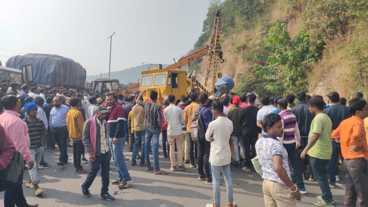 Horrific Road accident in Ramgarh Chutupalu valley
