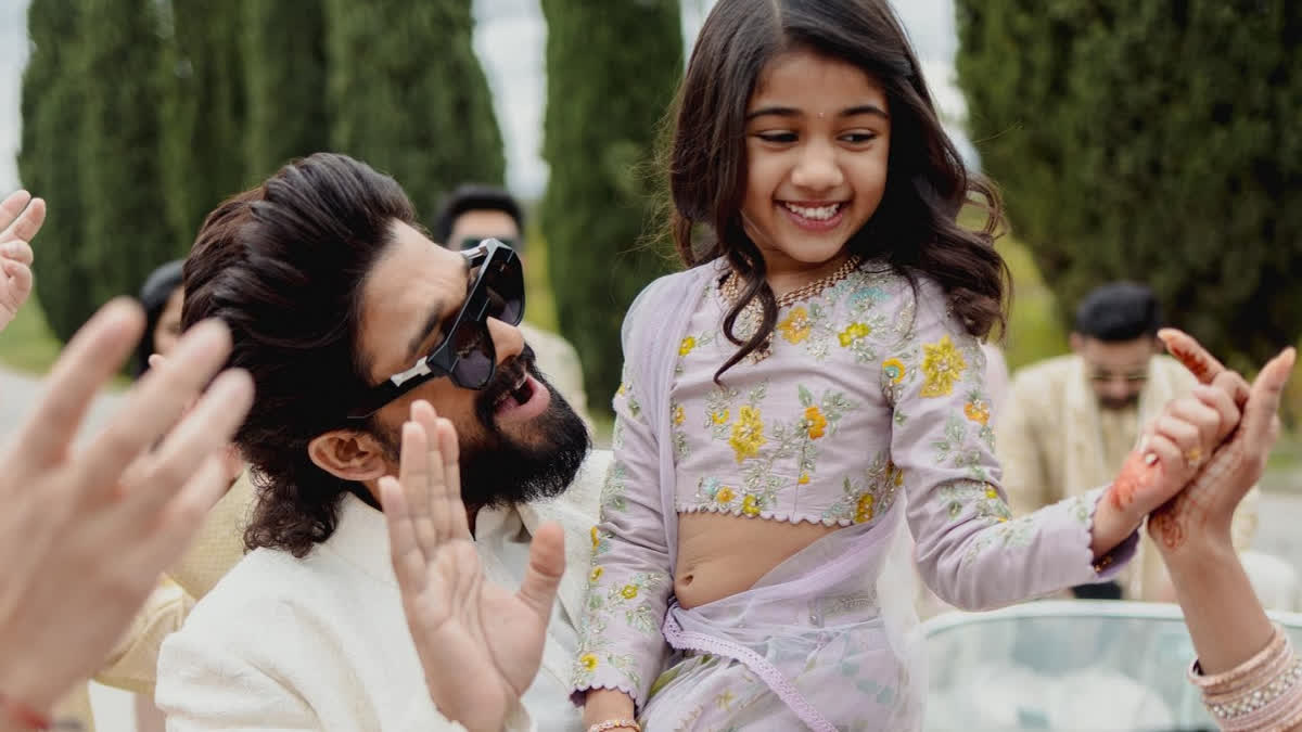 Allu Arjun drops adorable pictures with his 'lil princess' Allu Arha on her 8th birthday