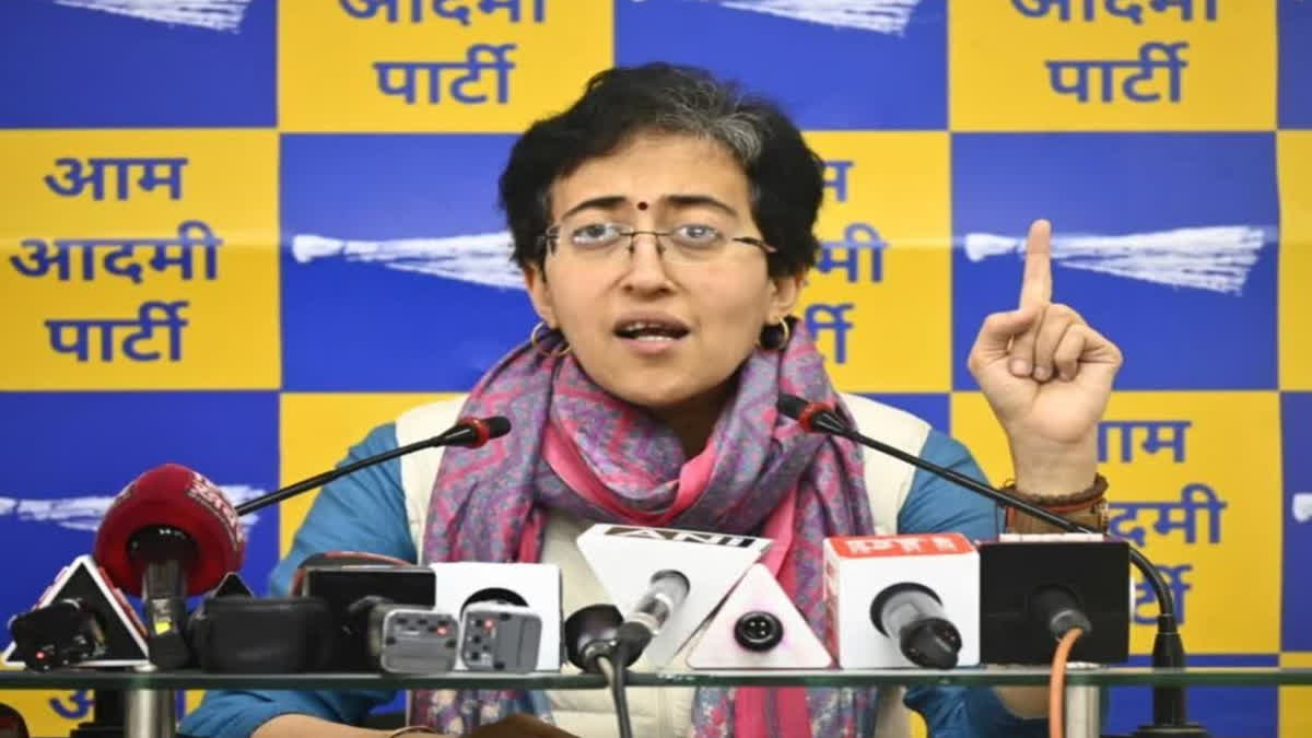 DELHI MAY SUFFER FROM WATER SHORTAGE SOON WATER MINISTER ATISHI DEMANDS THE INTERVENTION OF THE LIEUTENANT GOVERNOR KNOW THE REASON