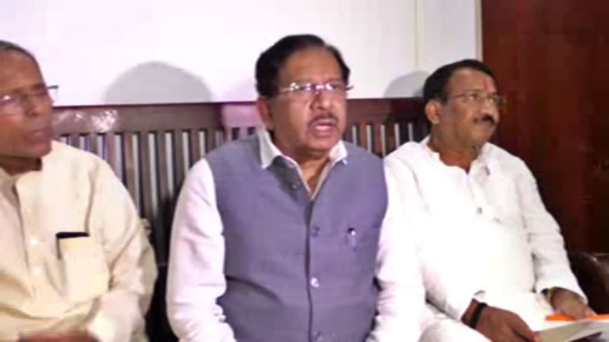 Home Minister G Parameshwara spoke to the media.