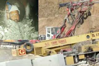 RESCUE WORK CONTINUES WITH VERTICAL DRILLING MACHINE IN UTTARAKHAND UTTARKASHI SILKYARA TUNNEL