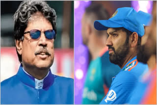 kapil dev message  Indian captain rohit sharma eyes  kapil dev news  ದೇಶ ನಿಮ್ಮನ್ನು ನೋಡಿ ಹೆಮ್ಮೆ ಪಡುತ್ತಿದೆ  ಮಾಜಿ ನಾಯಕ ಕಪಿಲ್​ ದೇವ್​ ಲೆಜೆಂಡರಿ ಆಟಗಾರ ಕಪಿಲ್ ದೇವ್  ವಿಶ್ವಕಪ್‌ನಲ್ಲಿ ರನ್ನರ್ ಅಪ್ ಸ್ಥಾನ ಪಡೆದ ರೋಹಿತ್ ಸೇನೆ  ಭವಿಷ್ಯದಲ್ಲಿ ಹೆಚ್ಚಿನ ಯಶಸ್ಸು ನಿಮಗೆ ಕಾಯುತ್ತಿದೆ  ಟೀಂ ಇಂಡಿಯಾ ನಾಯಕ ರೋಹಿತ್ ಶರ್ಮಾ  ರೋಹಿತ್ ಶರ್ಮಾ ಅವರ ಕಣ್ಣಲ್ಲಿ ನೀರು