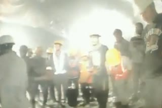 video of laborers trapped in uttarkashi silkyara tunnel of uttarakhand