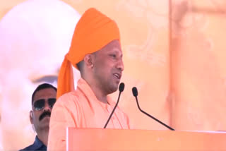 Yogi Adityanath in Chittorgarh